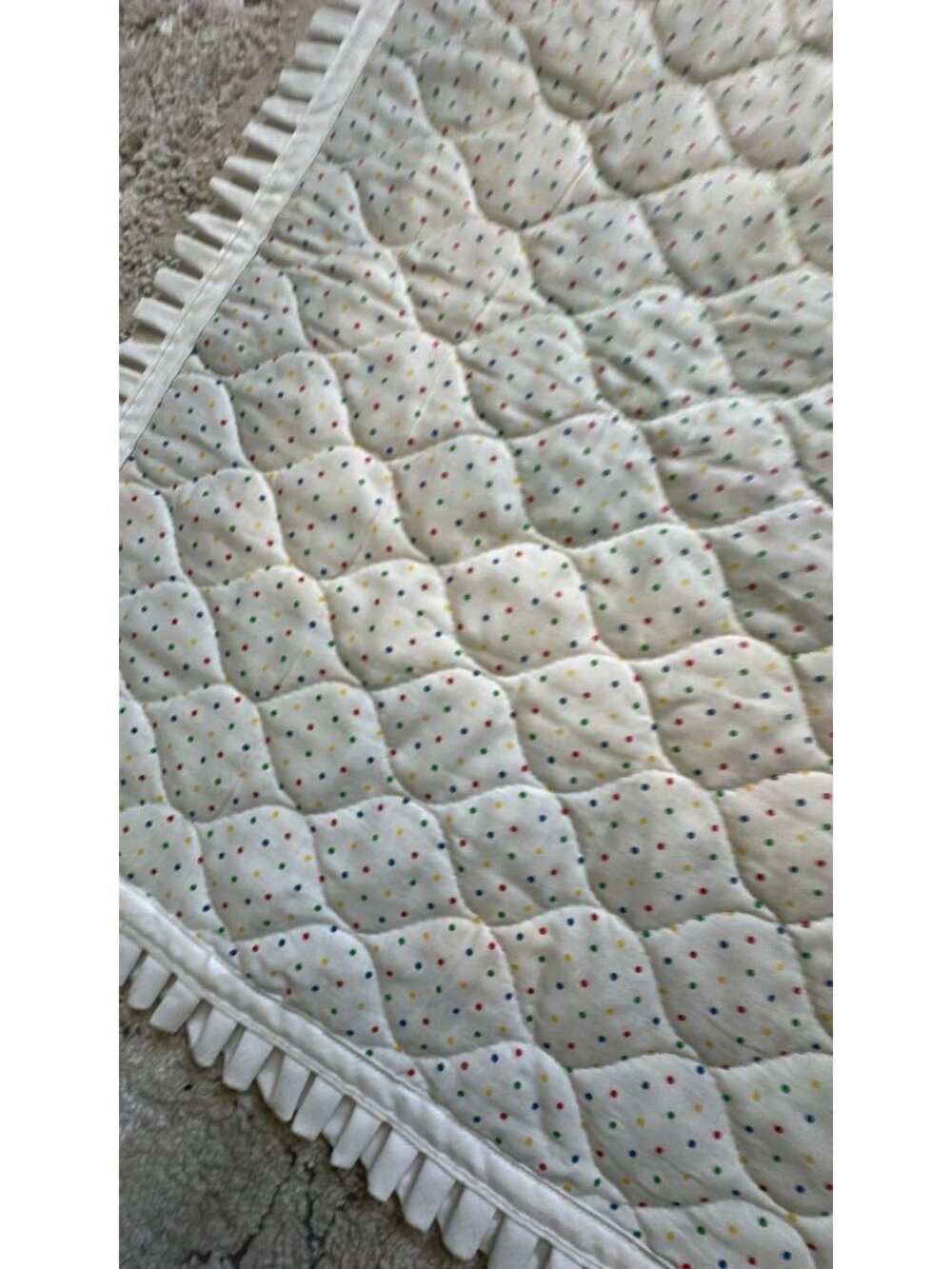 vintage Sue Dreamer Noah's Ark crib quilt - Picture 5 of 6